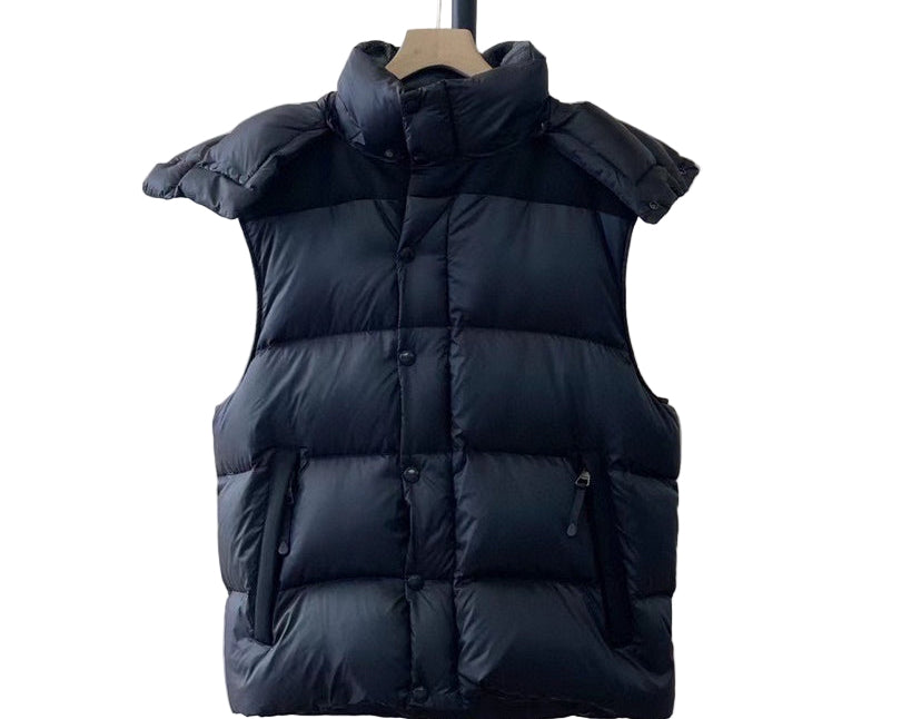 Burberry Lockwell Detachable Sleeve Down Jacket "Black"