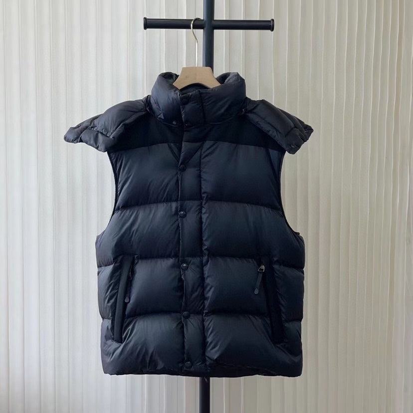 Burberry Lockwell Detachable Sleeve Down Jacket "Black"