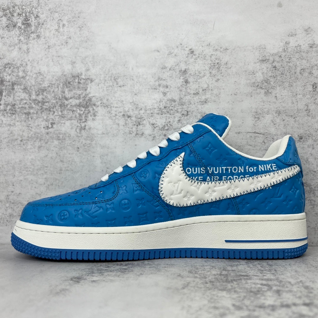 Louis Vuitton x Nike Air Force 1 "University Blue"