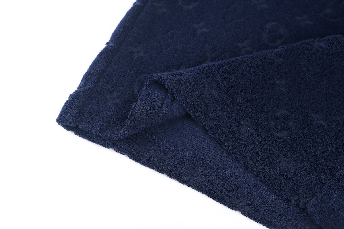 Louis Vuitton Monogram Terry Shorts "Dark Navy"