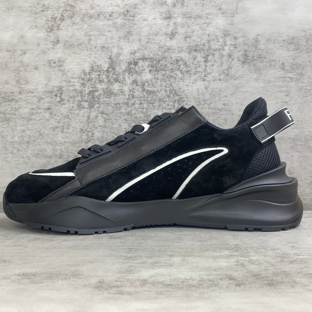 Fendi Flow "Black Suede"