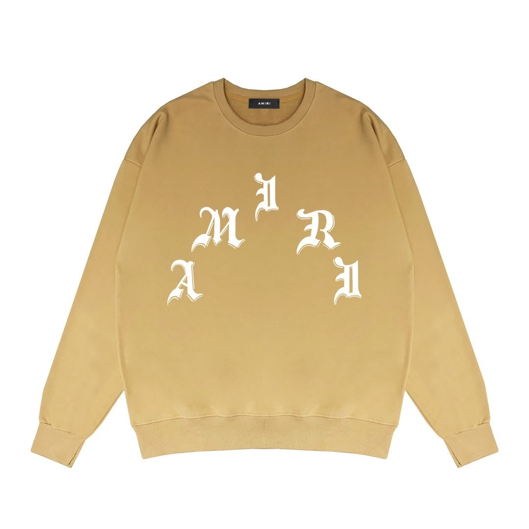Amiri x Wes Lang x Logo Crew Sweatshirt "Sand-White"