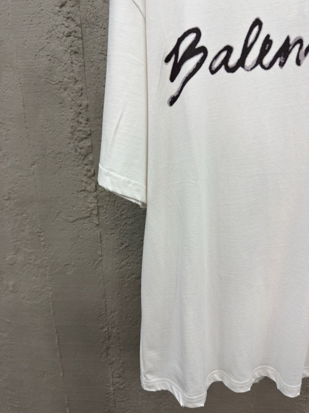 Balenciaga Script Logo T-Shirt "White"