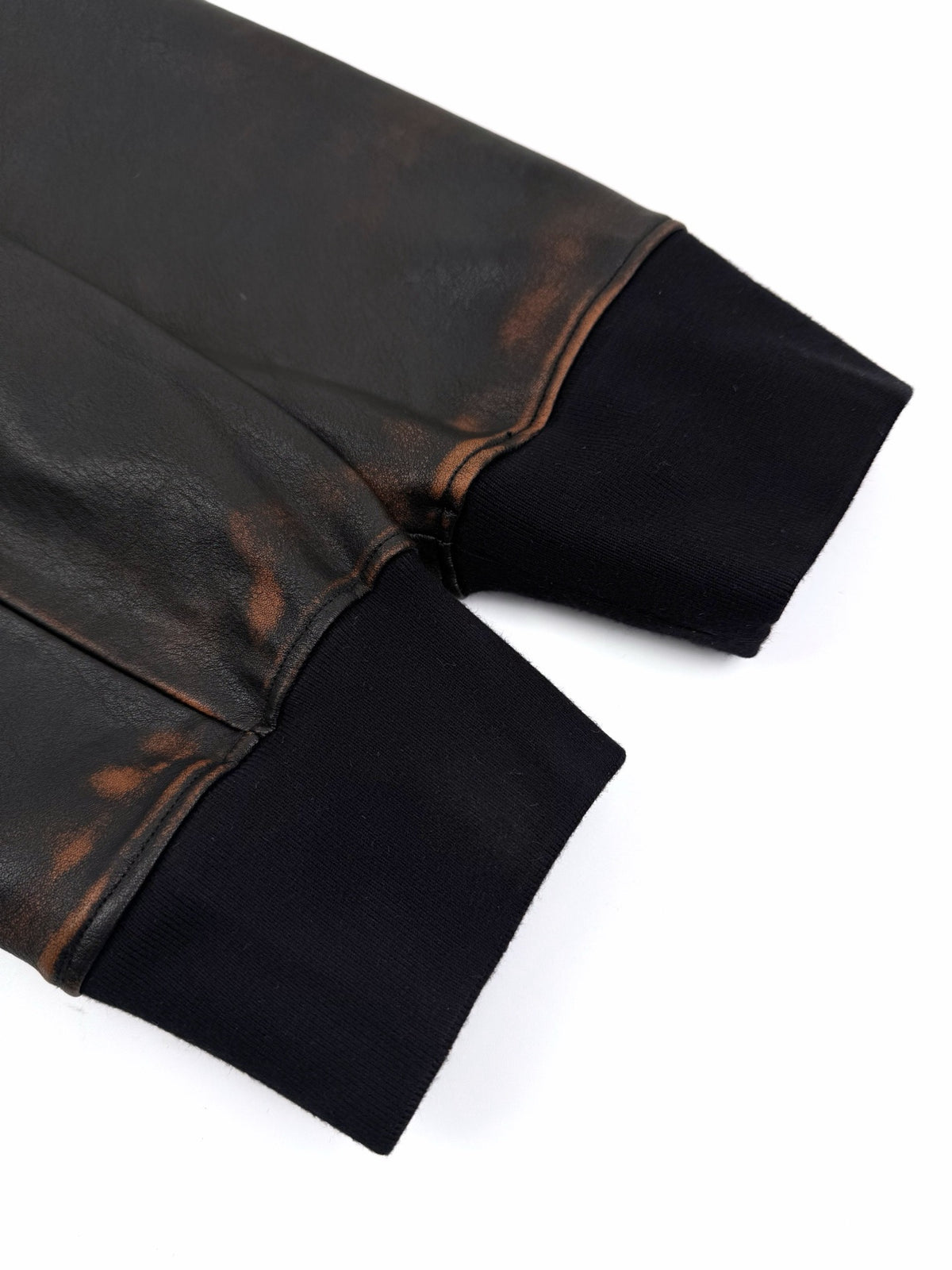 Prada Nappa Leather Hoodie "Black"
