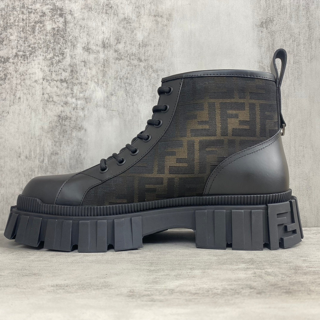 Fendi Force Chelsea "Black Monogram"