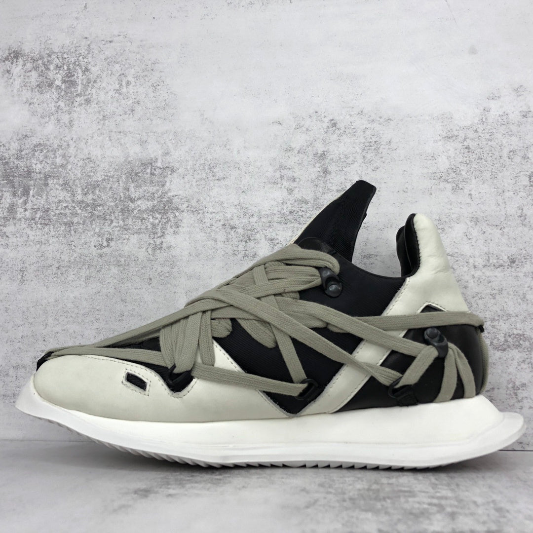 Rick Owens Geth Runner Megalaced "Black-Grey"