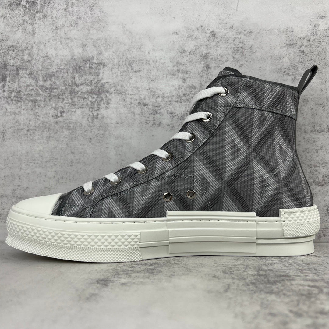 Dior B23 High-Top "Grey CD Diamonds"