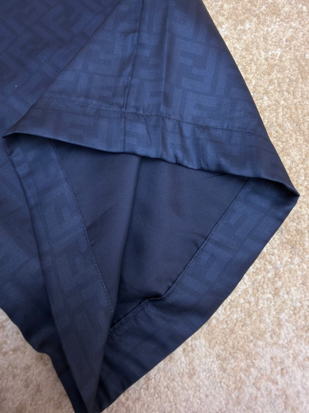 Fendi FF Silk Shorts "Blue"