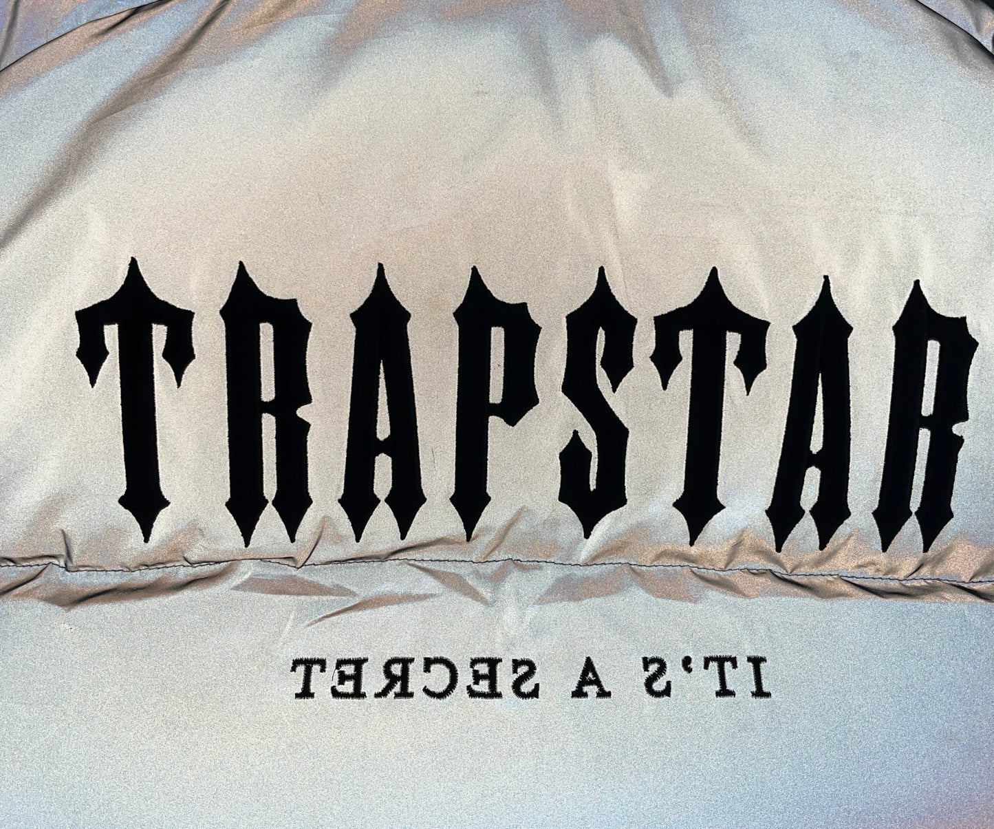 Trapstar Short Decoded Down Jacket "Reflective"