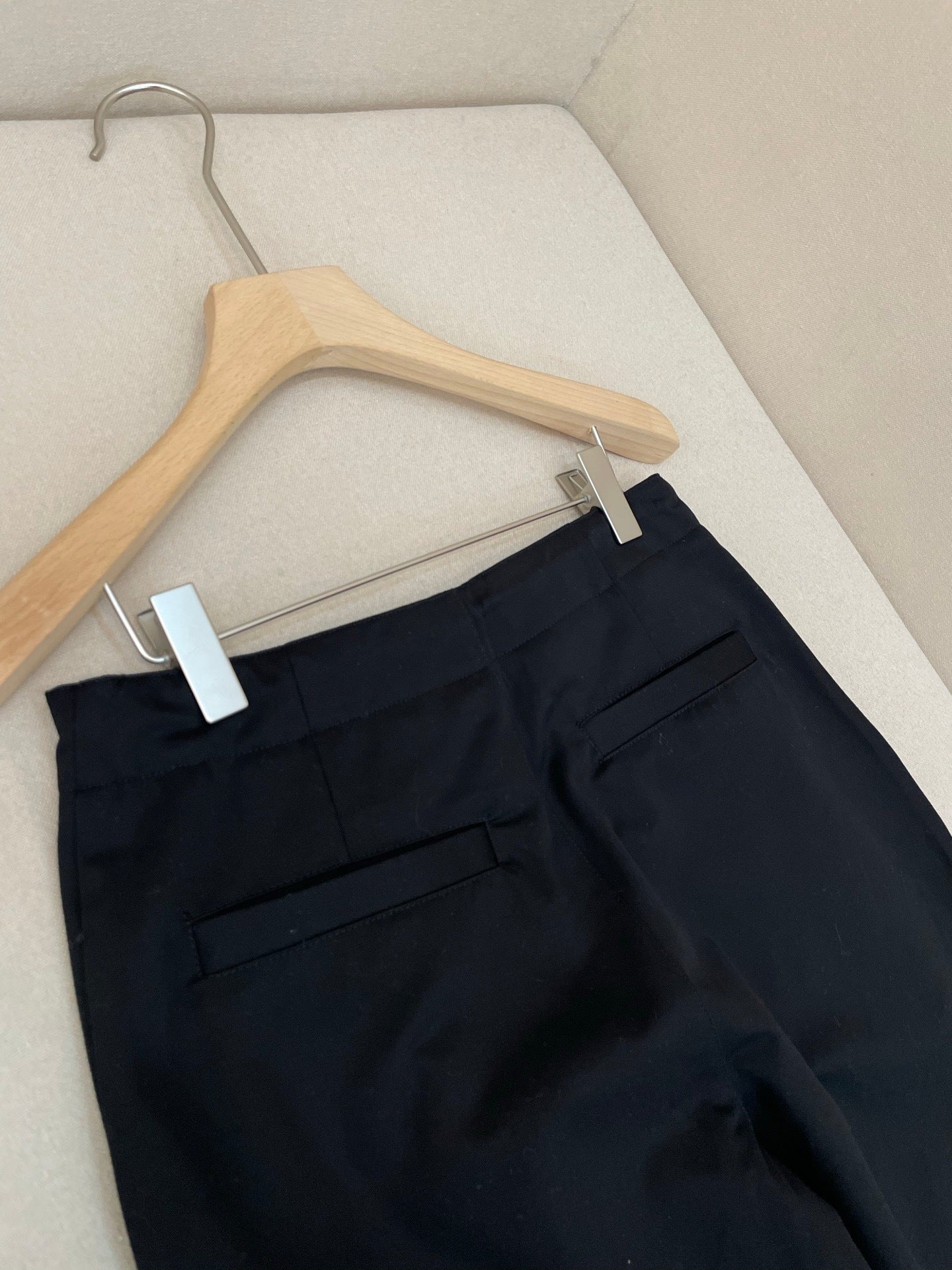 Dior Cargo Pants with Saddle Pocket "Black Blended Cotton Twill"