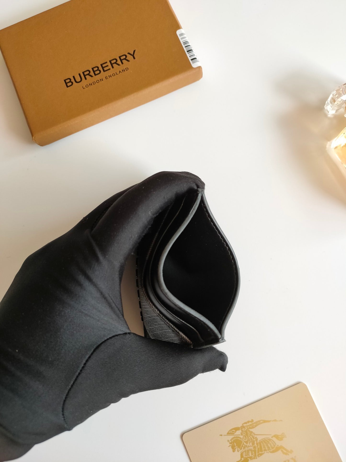 Burberry Check Card Case