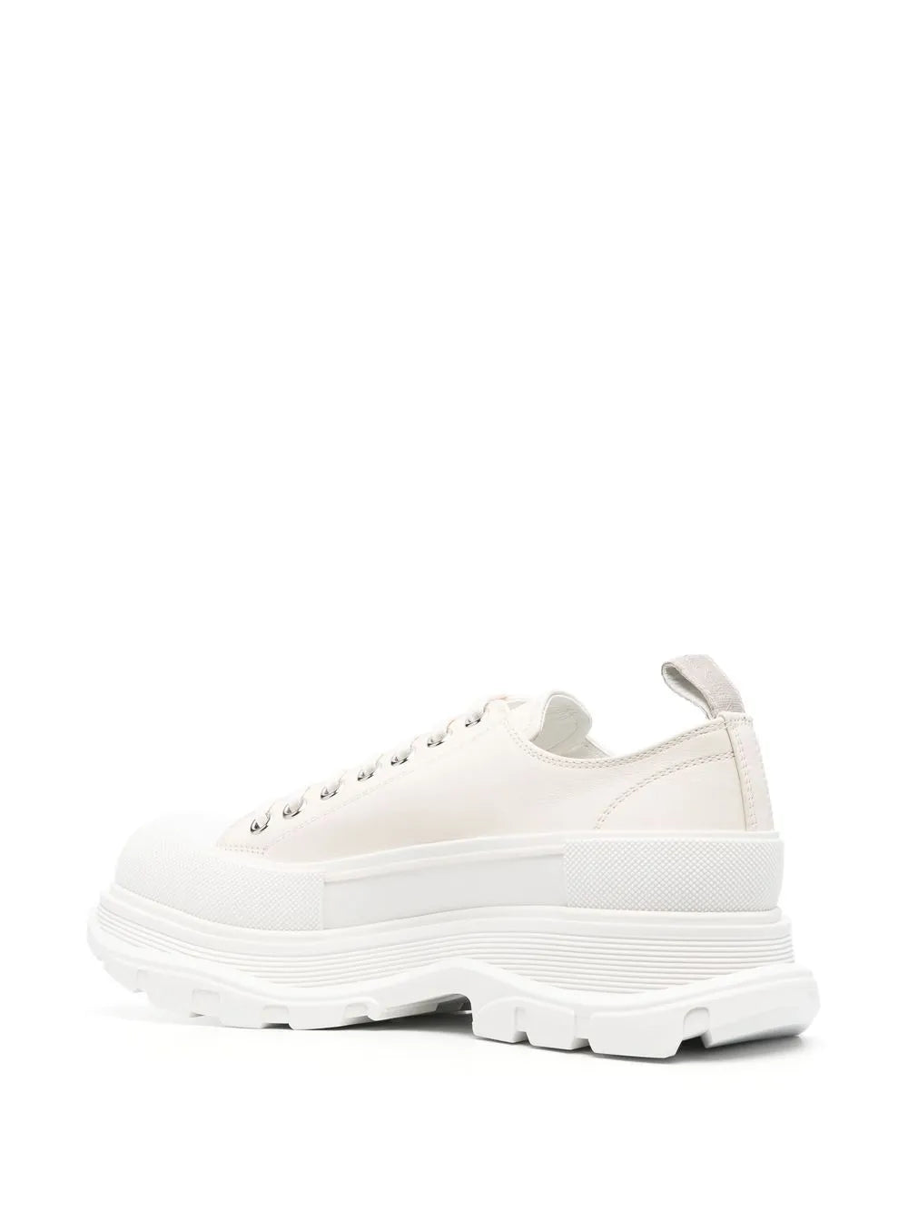 Alexander McQueen Tread Slick Leather Low "White"