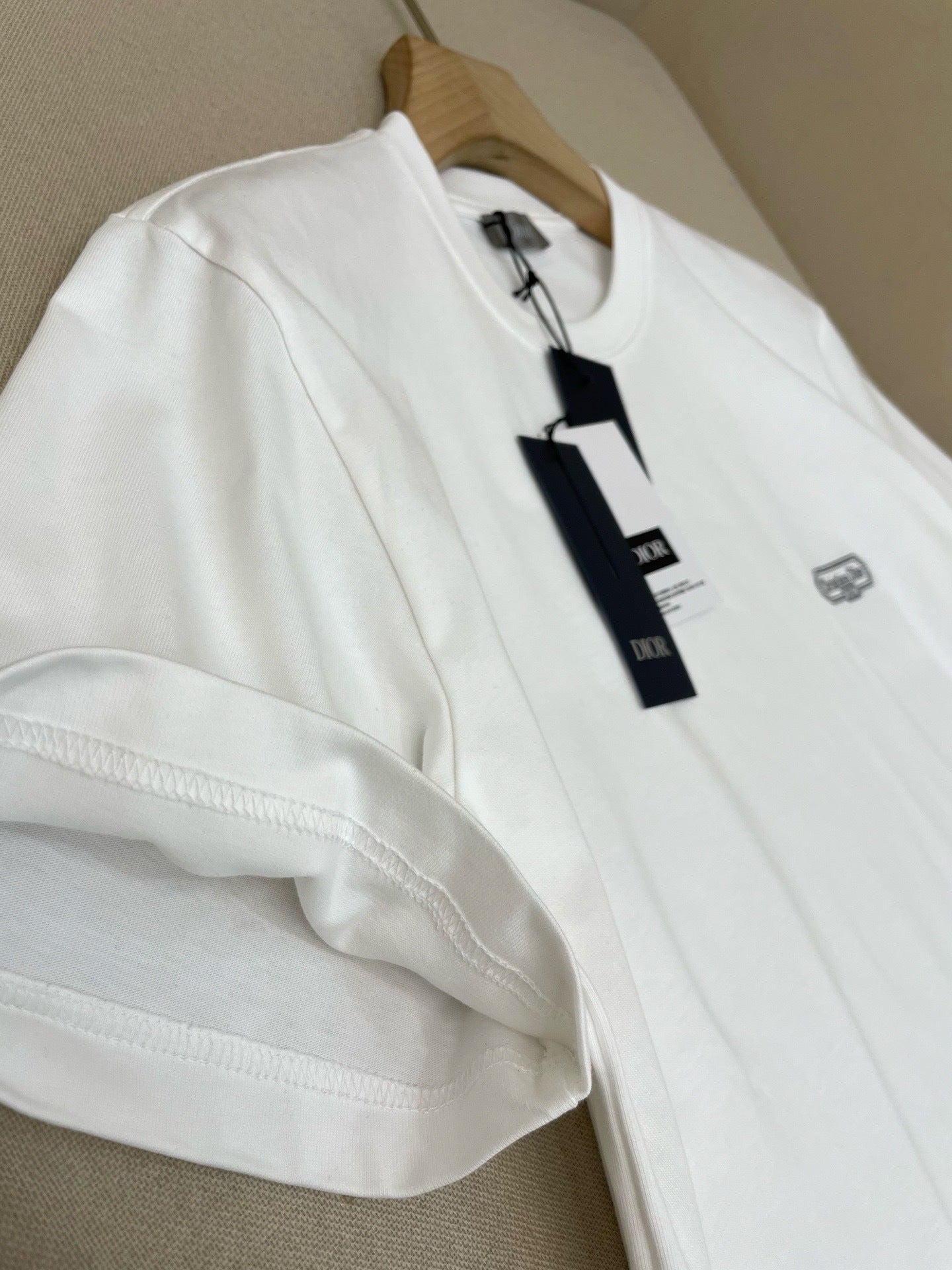 Dior CD Box T-Shirt "White Cotton Jersey"