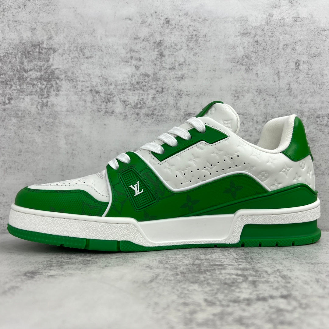 Louis Vuitton Trainers "Green-White"
