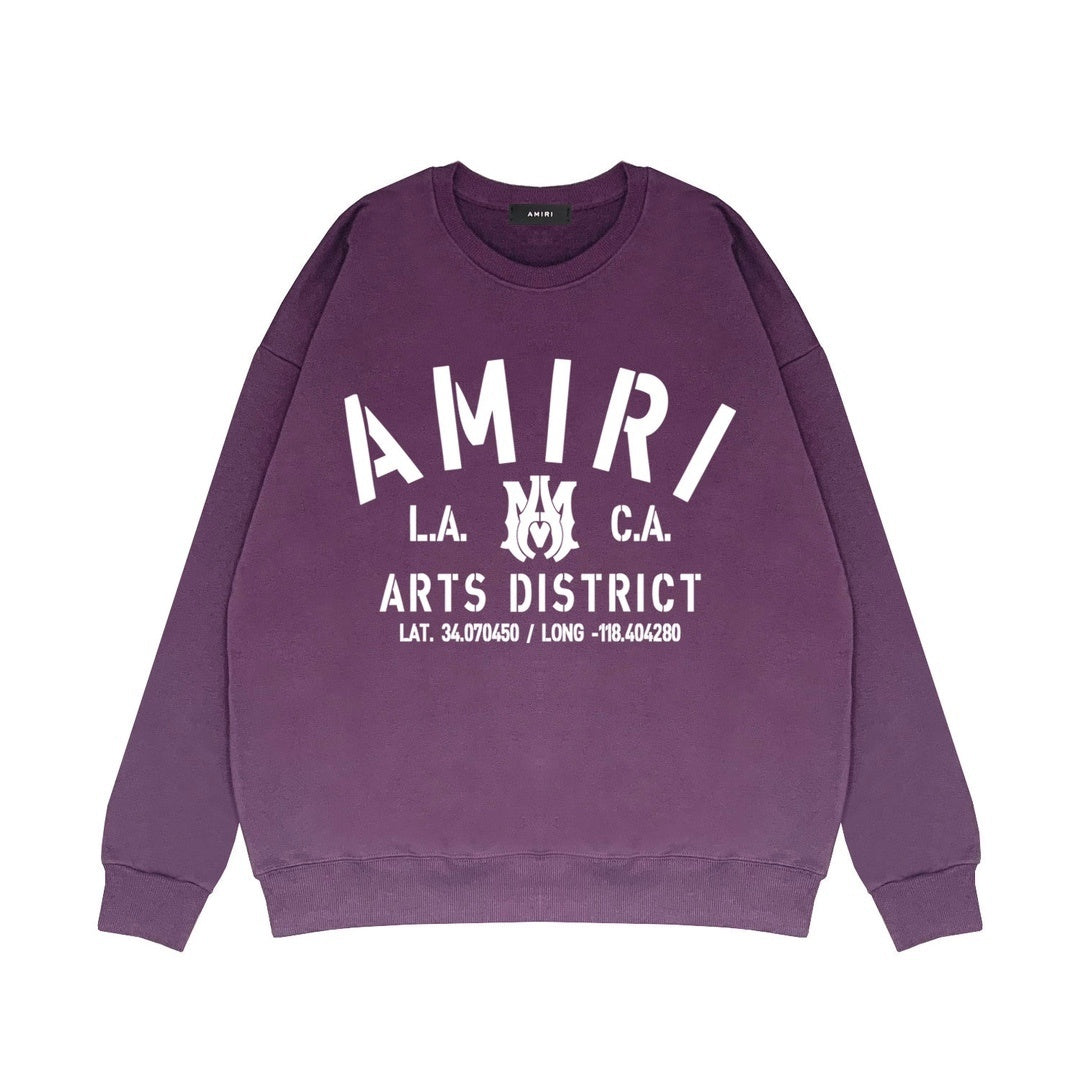 Amiri Arts District Sweatshirt "Purple-White"