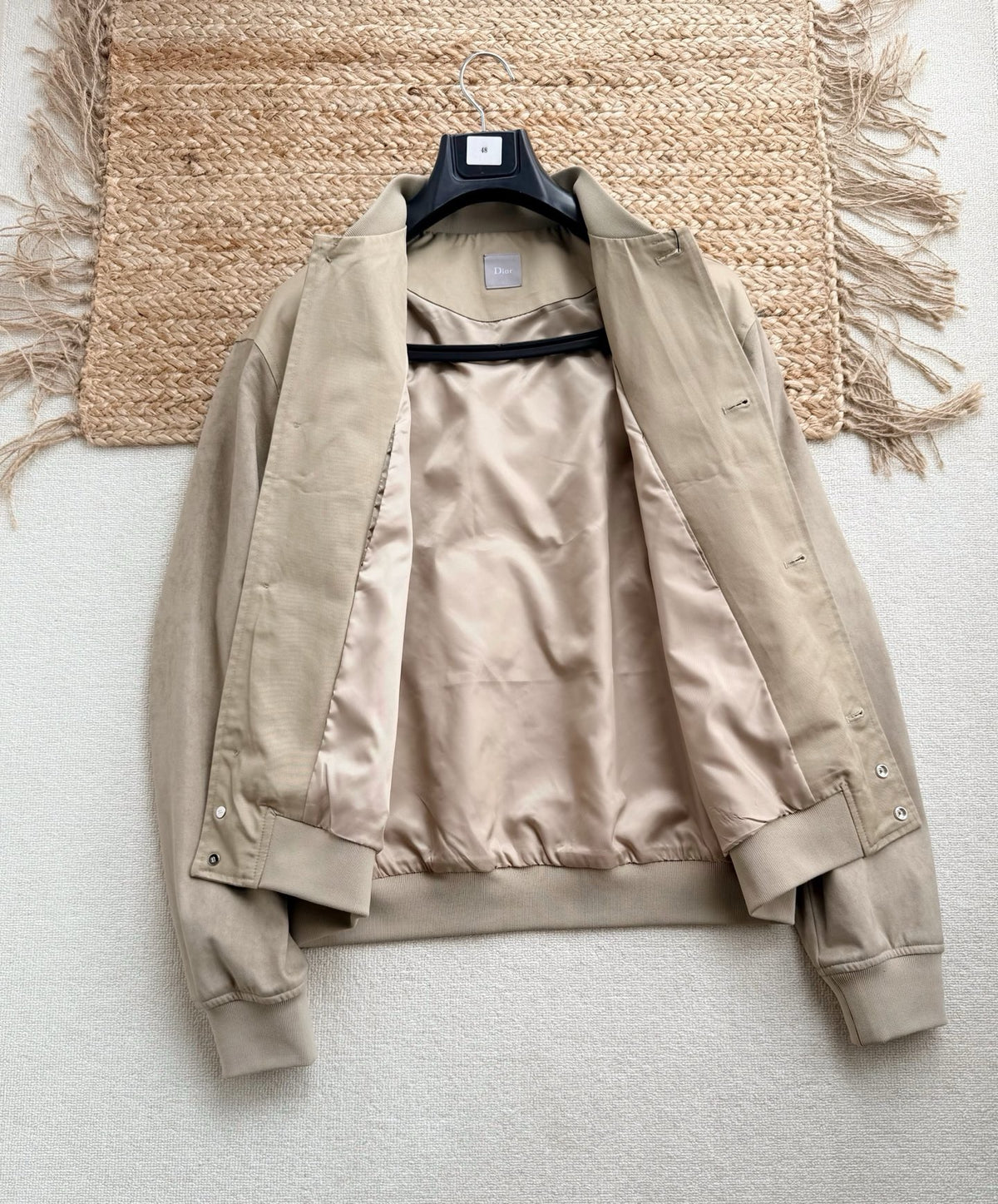 Dior Varsity Jacket "Gray Cotton"