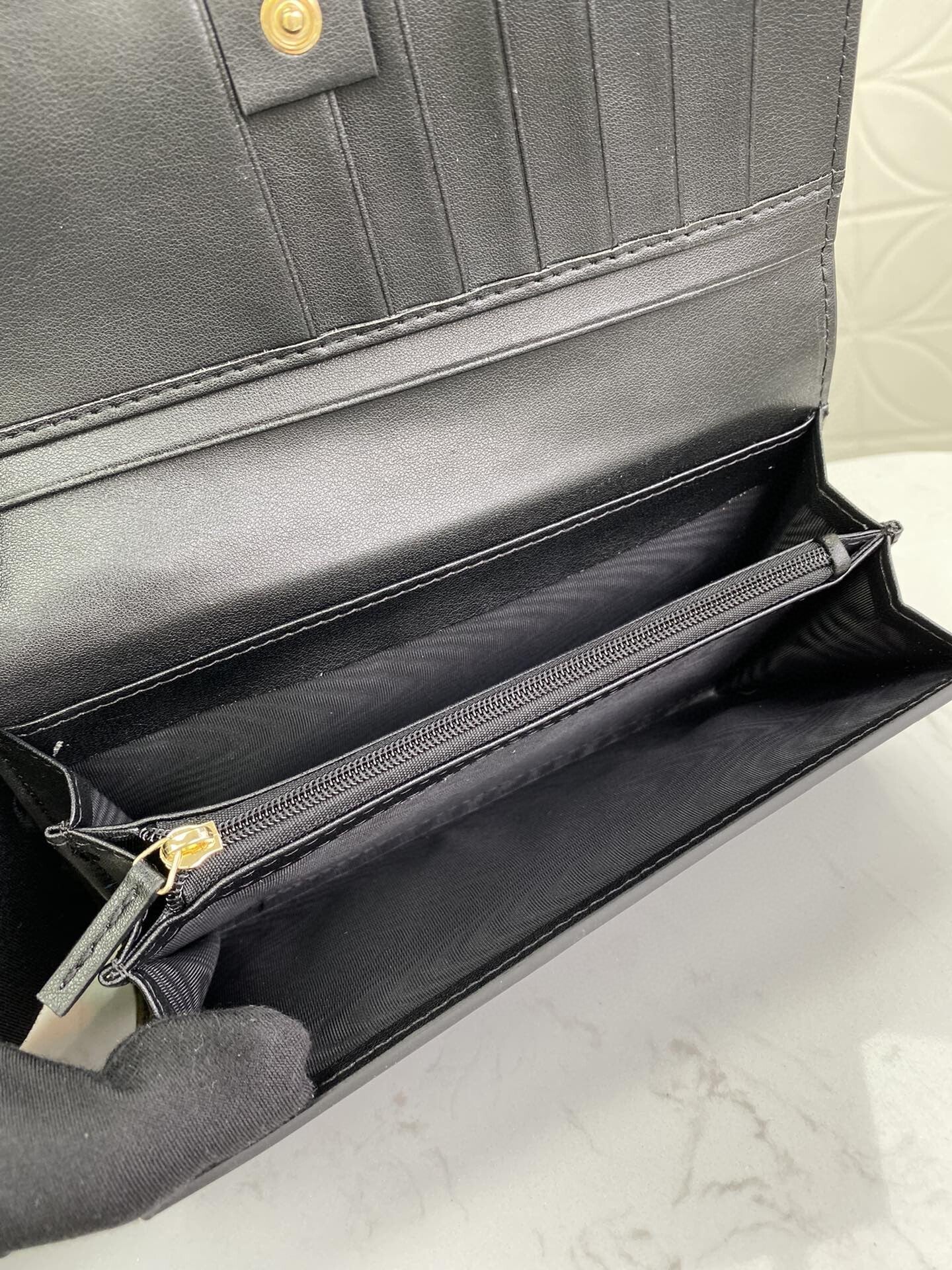 Gucci Guccissima Leather Long Wallet