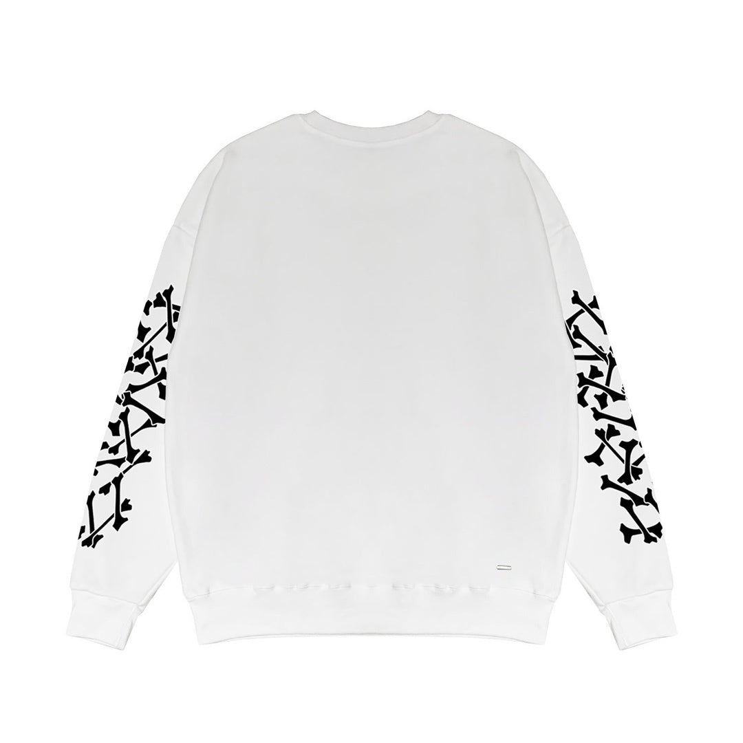 Amiri Bones Sweatshirt "White-Black-Orange"