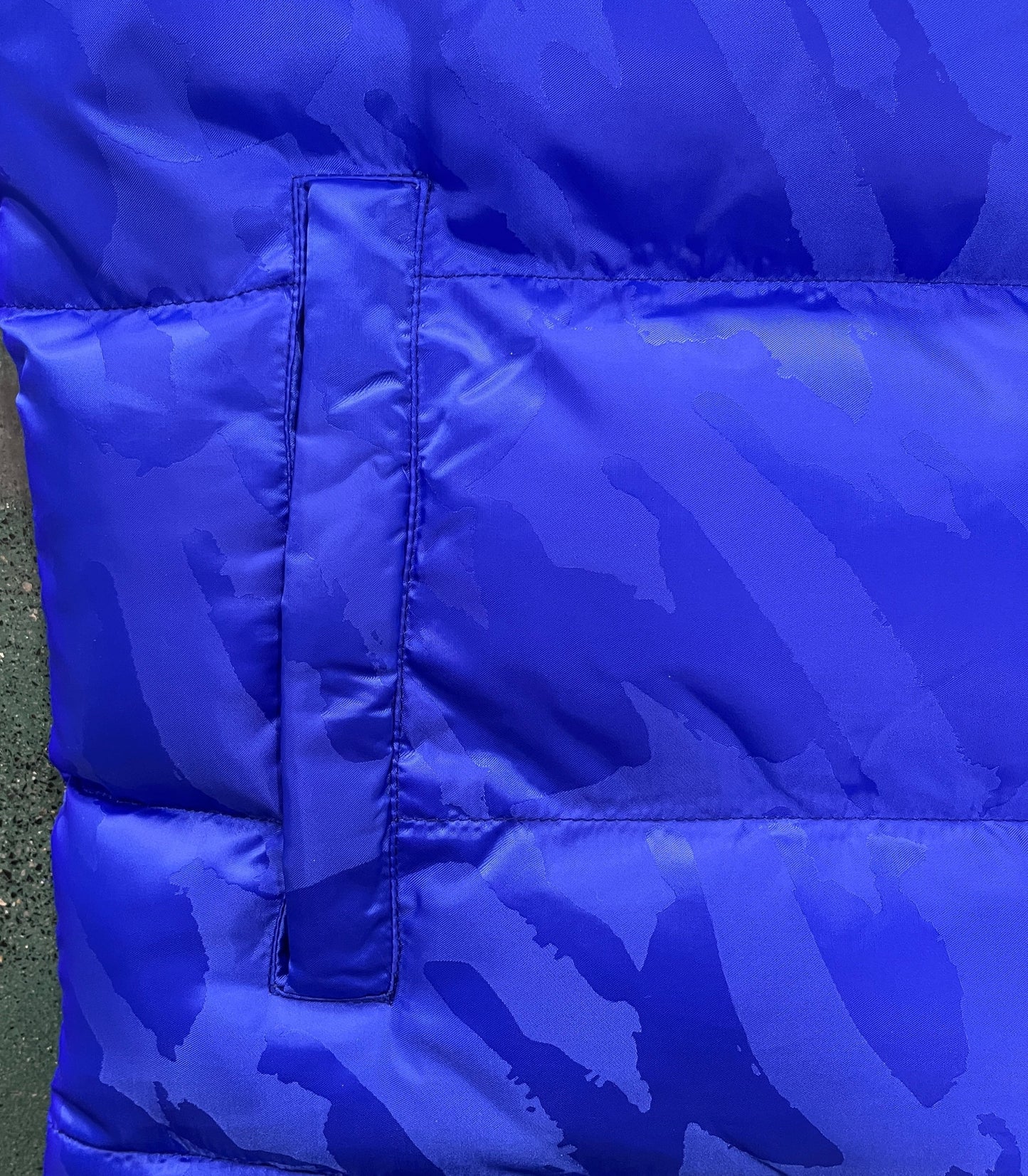 Trapstar Irongate Jacquard Down Jacket "Blue"