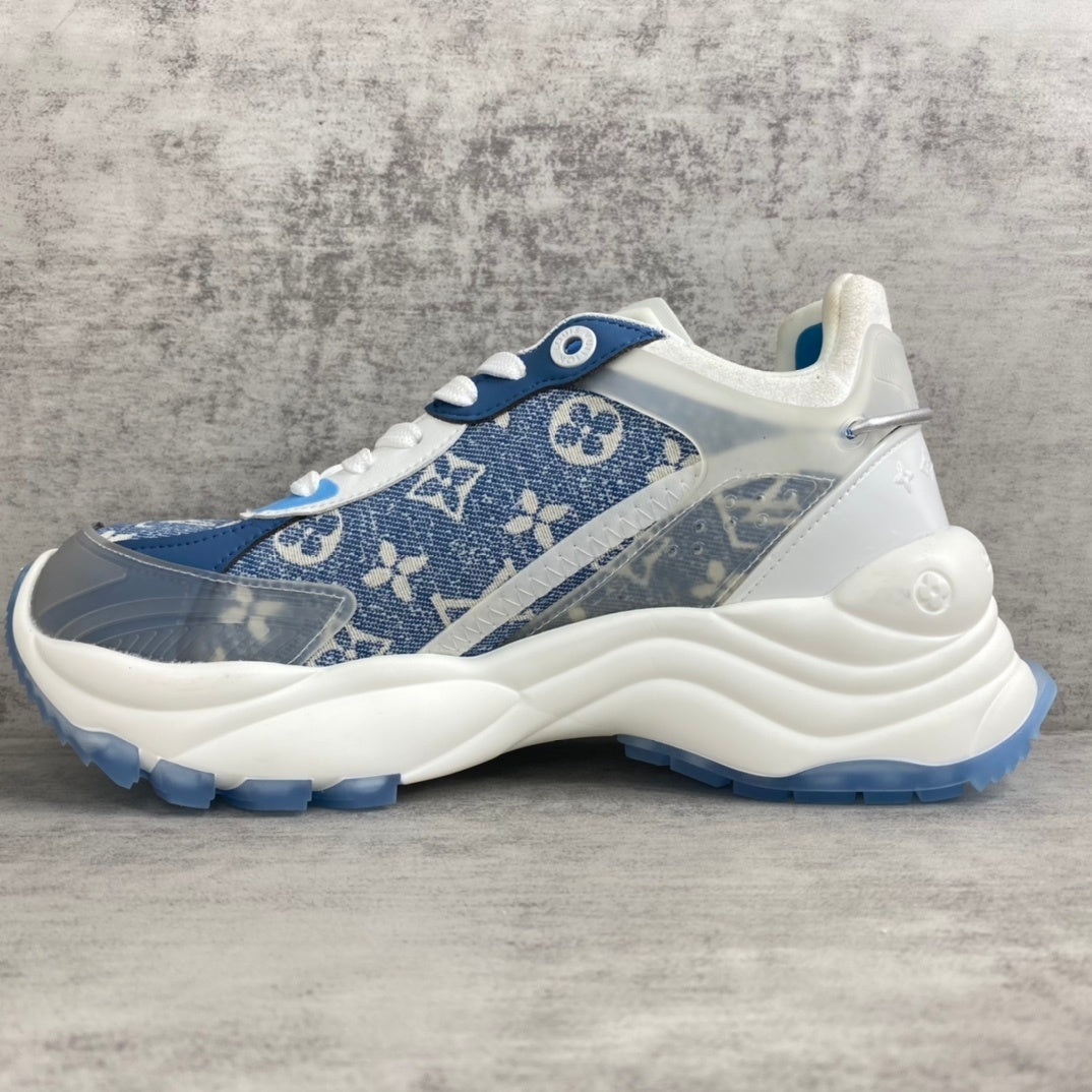 Louis Vuitton Run 55 "White-Blue Denim"