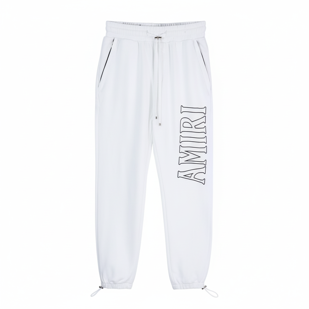 Amiri Trousers "White"