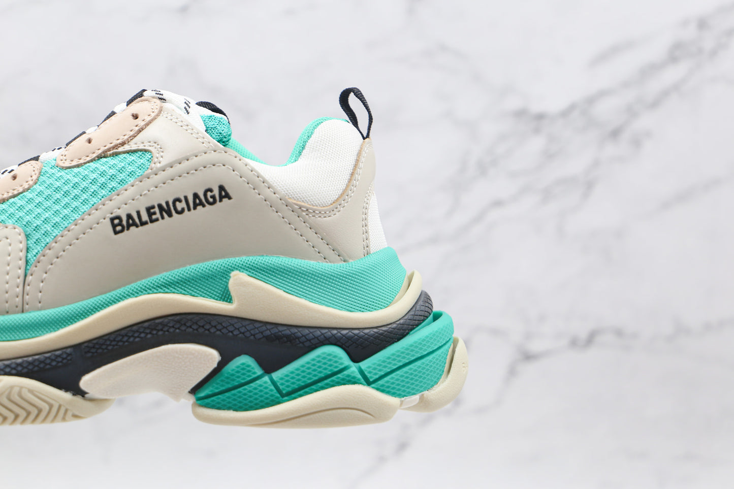 Balenciaga Triple S "White-Turquouise"