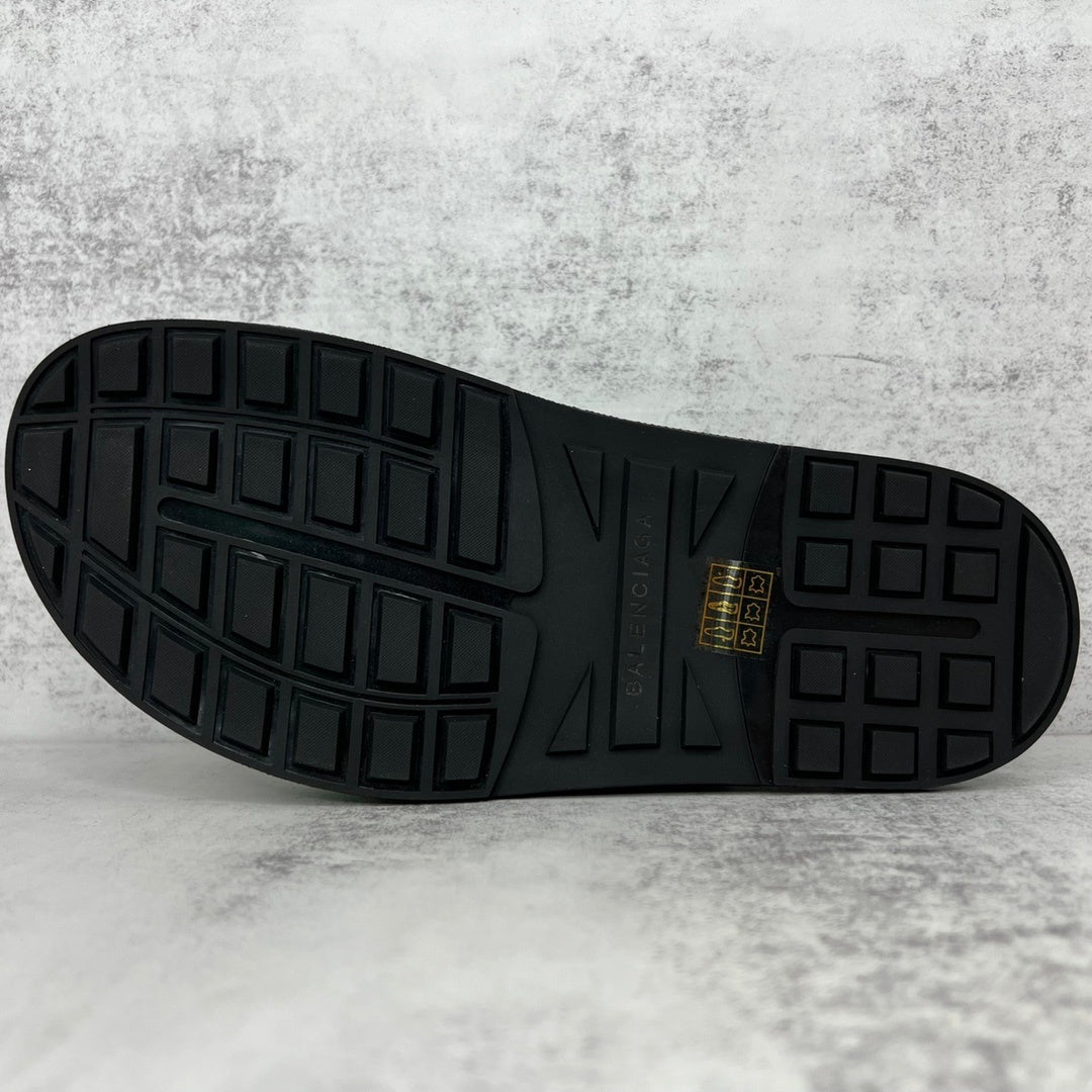Balenciaga Slides "Black-Green"