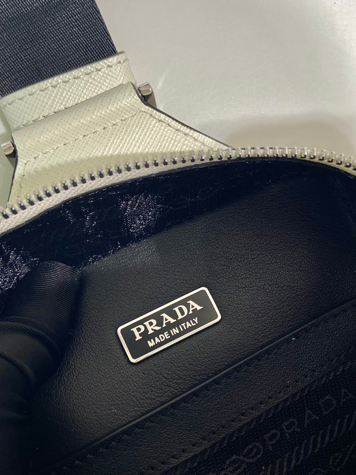 Prada Brique Saffiano Leather Bag