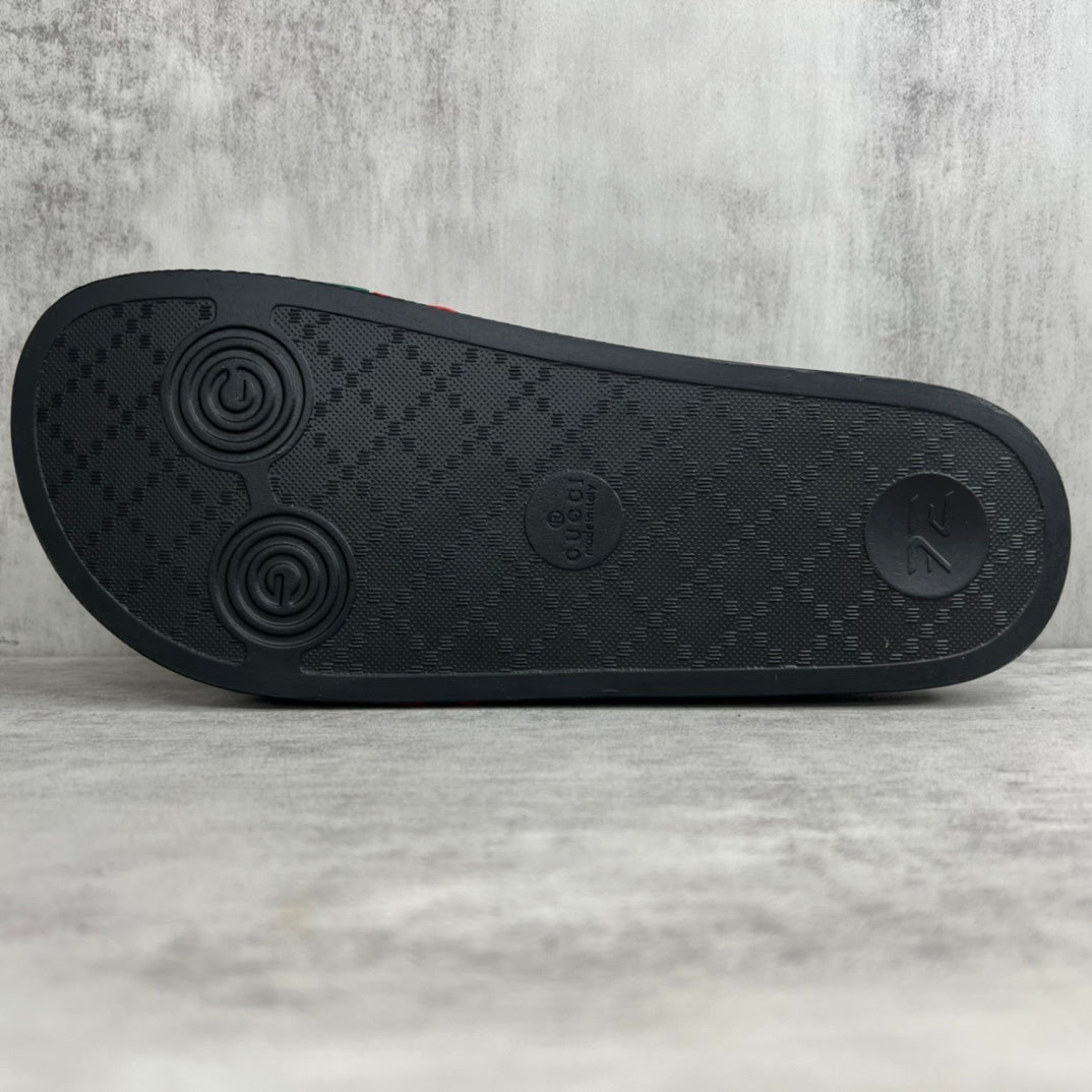 Gucci Slides "Black-Green-Red"