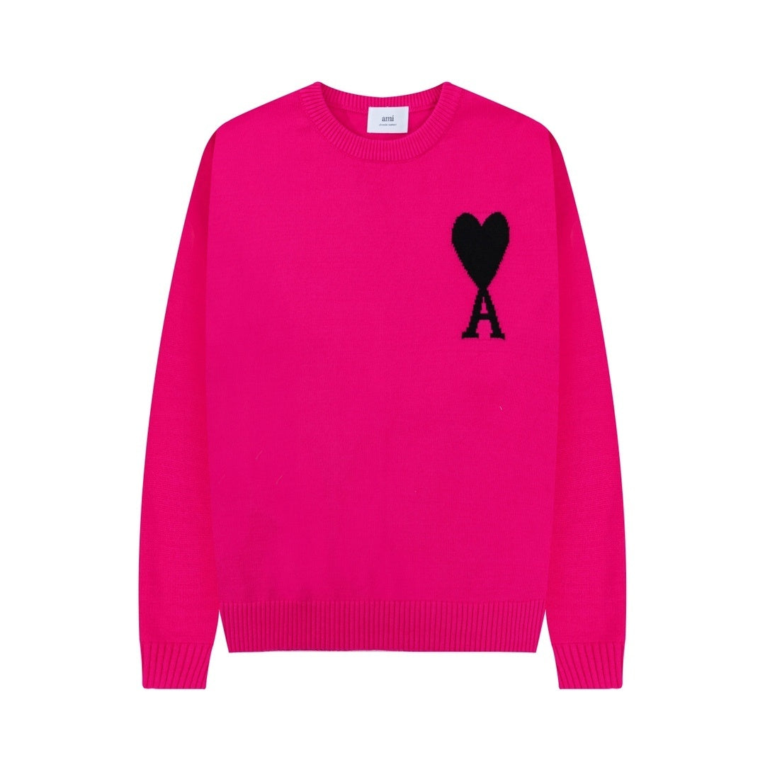 AMI Paris Ami De Coeur Sweater "Pink"