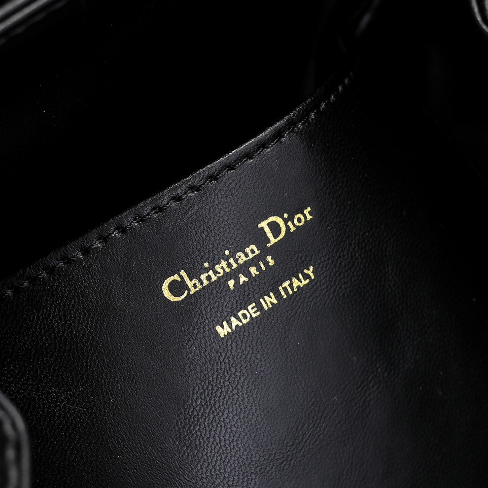 Dior Medium Dior Caro Backpack "Black Macrocannage Lambskin"
