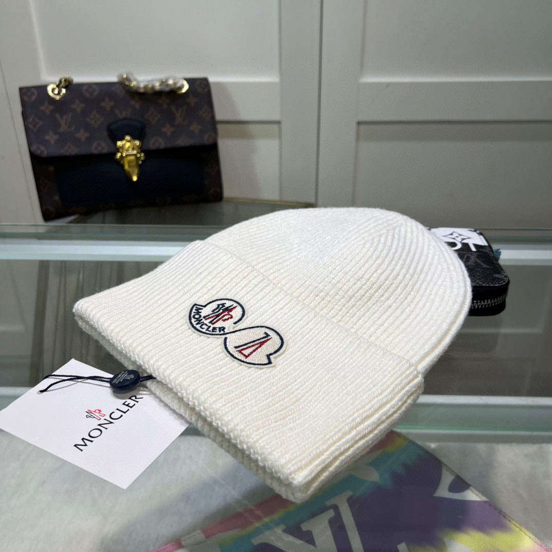 Moncler Wool Beanie "White"