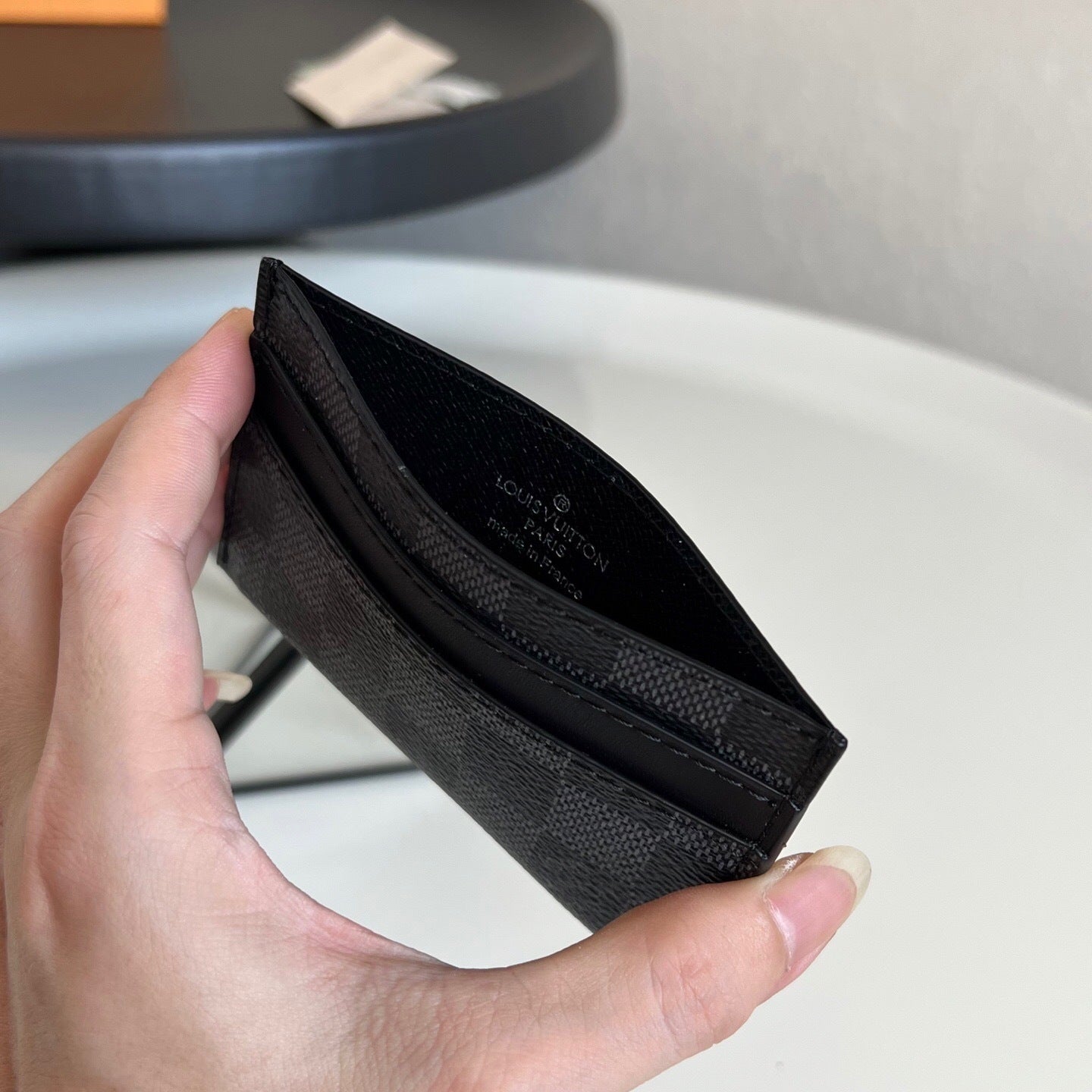 Louis Vuitton Double Card Holder "Damier Graphite"