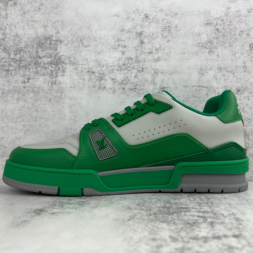 Louis Vuitton Trainers "Green-Grey"