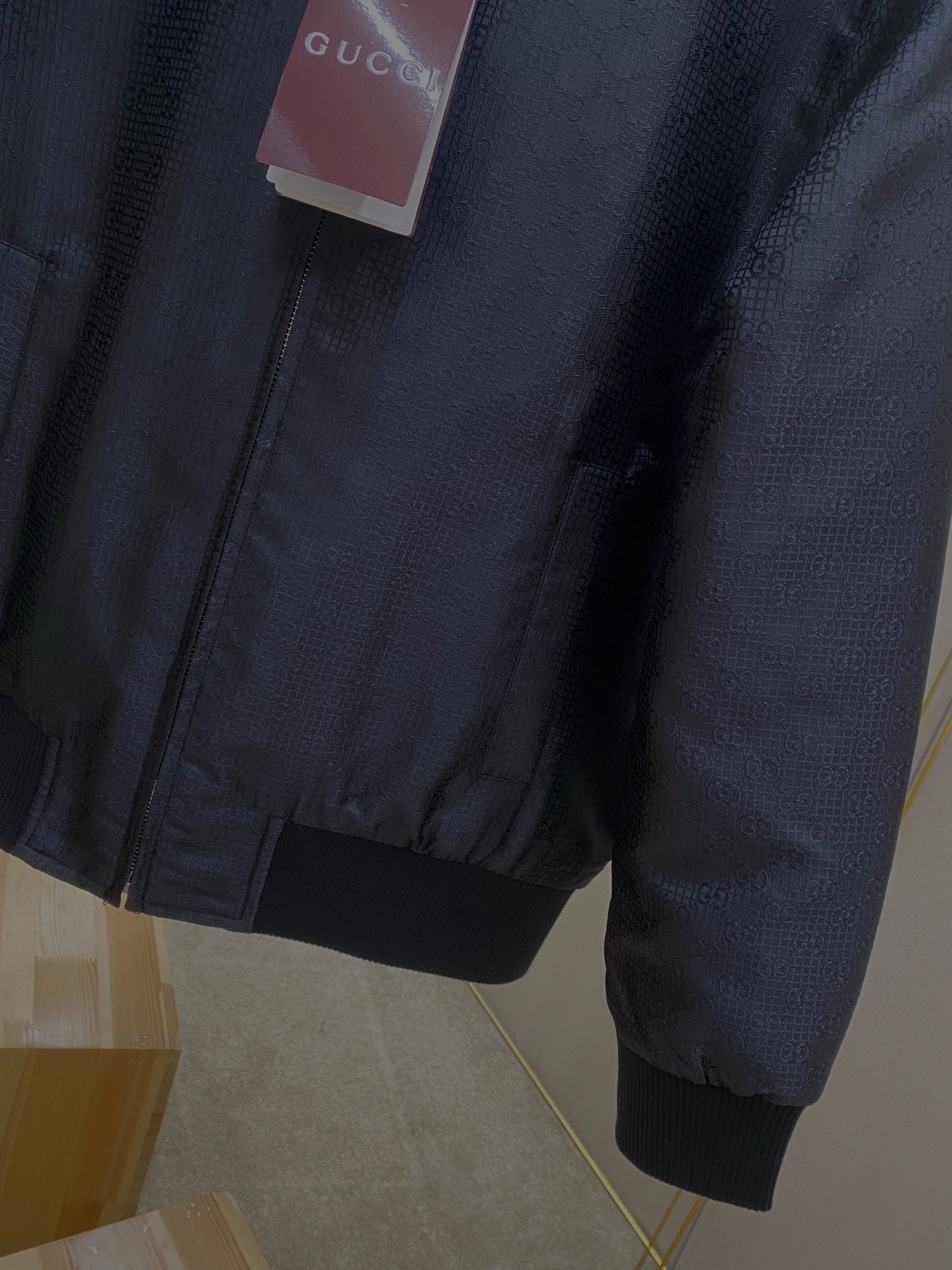 Gucci GG Ripstop Zip Jacket "Black"