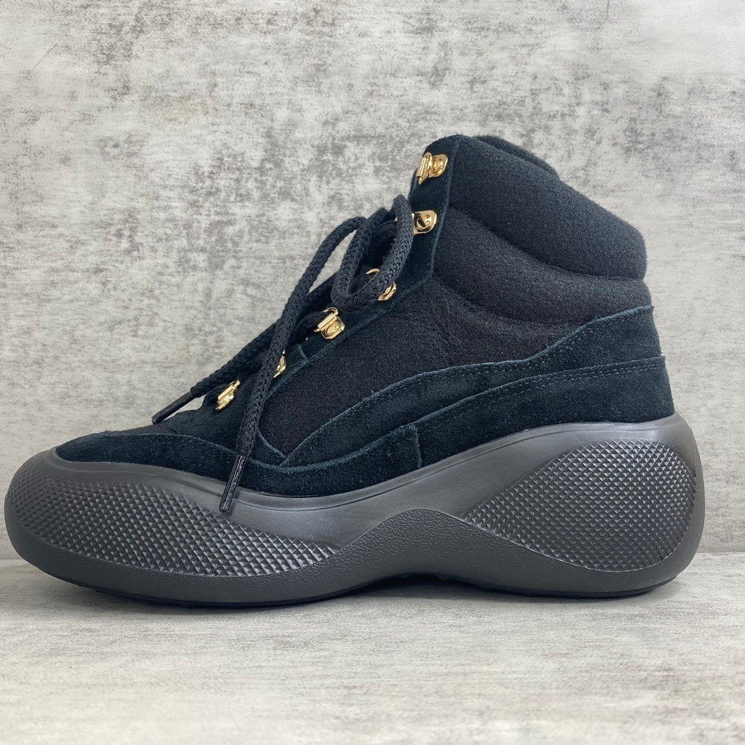 Chanel Snow Boots "Black Suede"