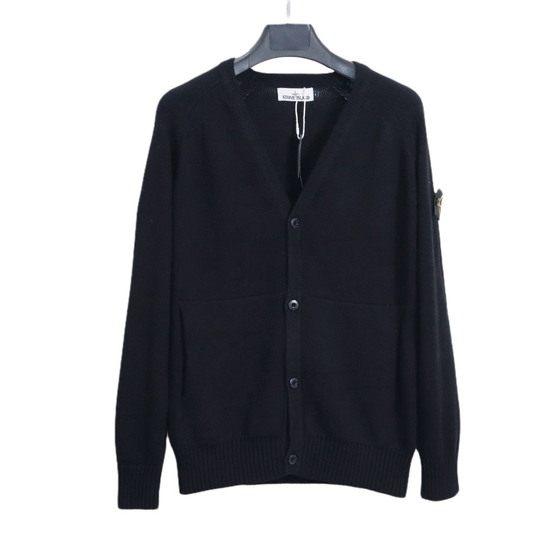 Stone Island Cardigan "Black"