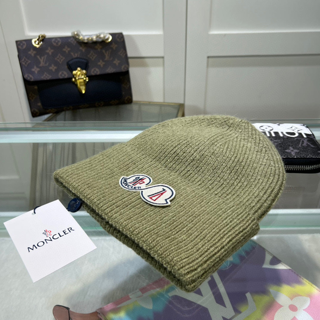 Moncler Wool Beanie "Olive Green"