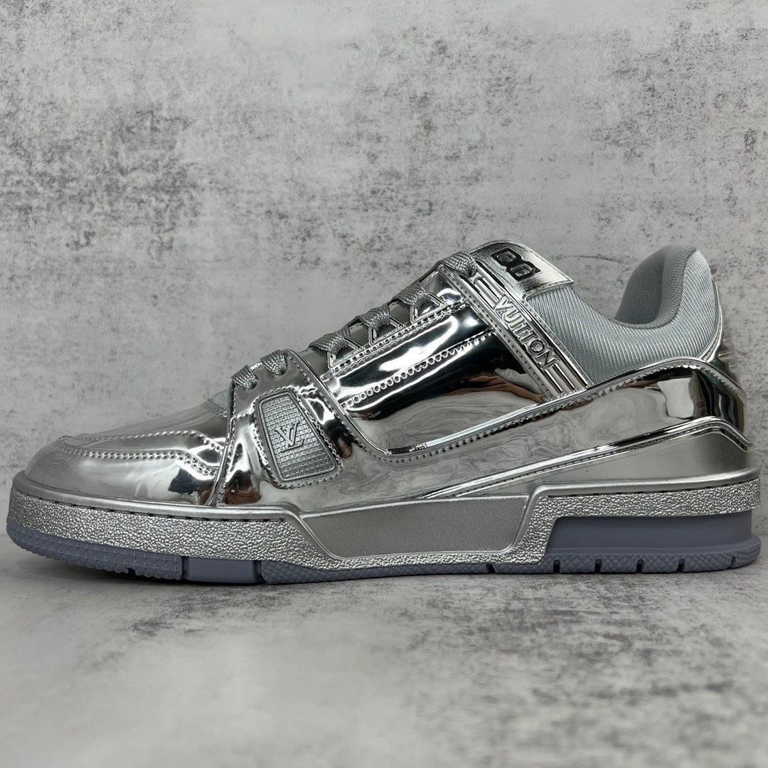 Louis Vuitton Trainers "Silver"