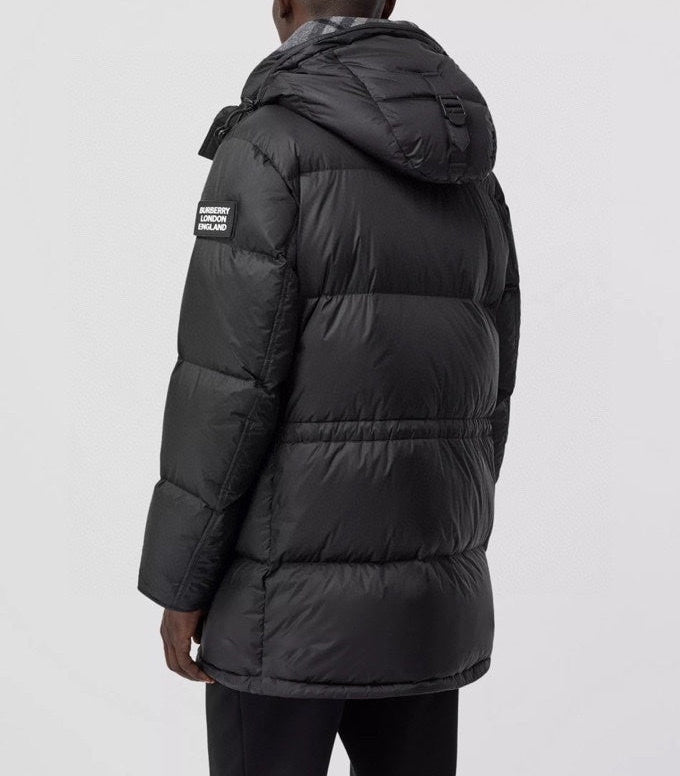 Burberry Lockwell Detachable Sleeve Down Jacket "Black"