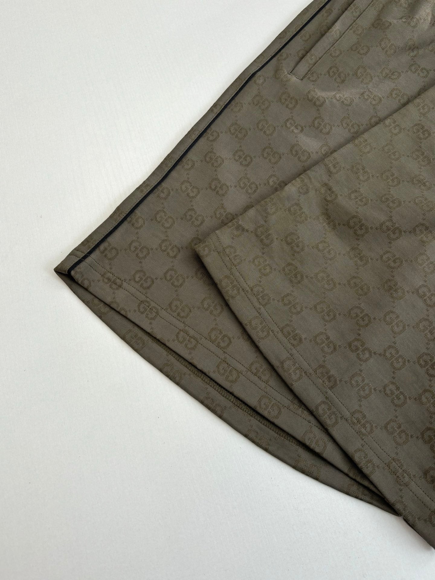 Gucci GG Jersey Jacquard Shorts "Forest Green"