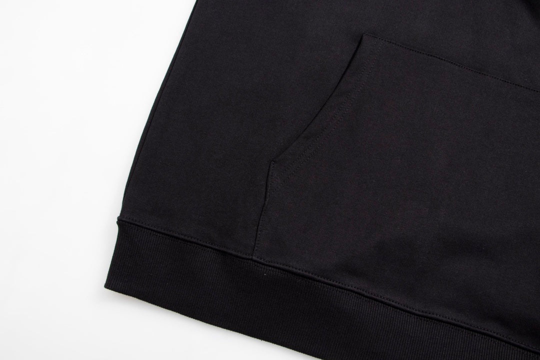 Burberry Logo Print Hoodie "Black"