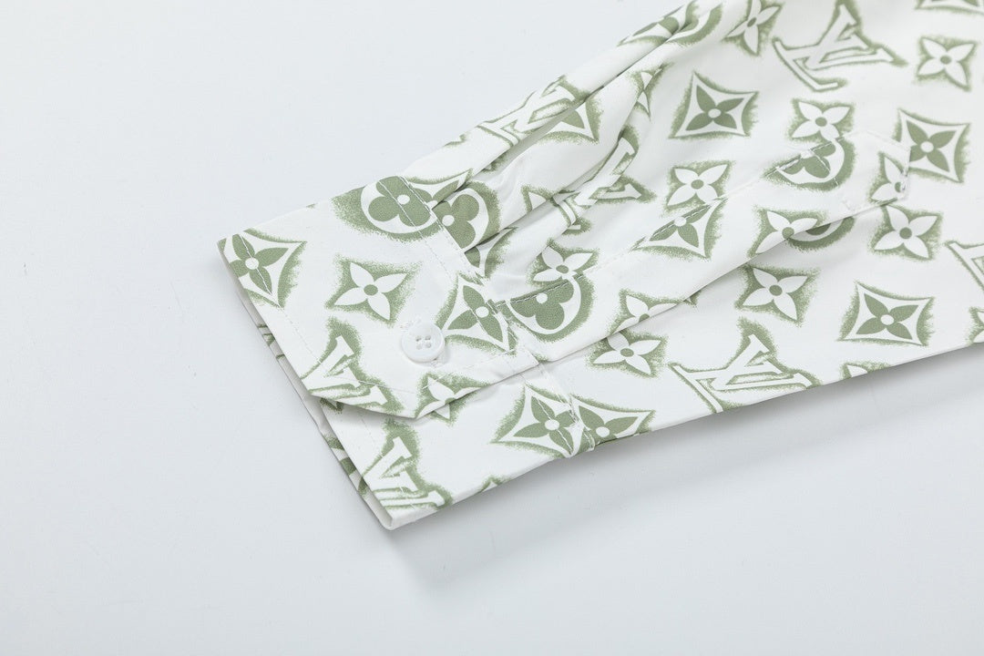 Louis Vuitton Shirt "White-Green"