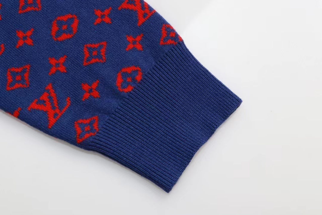 Louis Vuitton Sweater "Blue-Red Gradient"