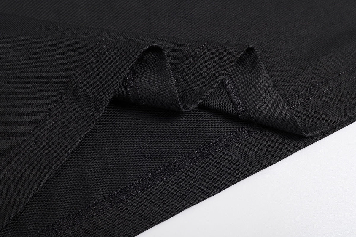 Dior x Lewis Hamilton Embroidered T-Shirt "Black Cotton Jersey"