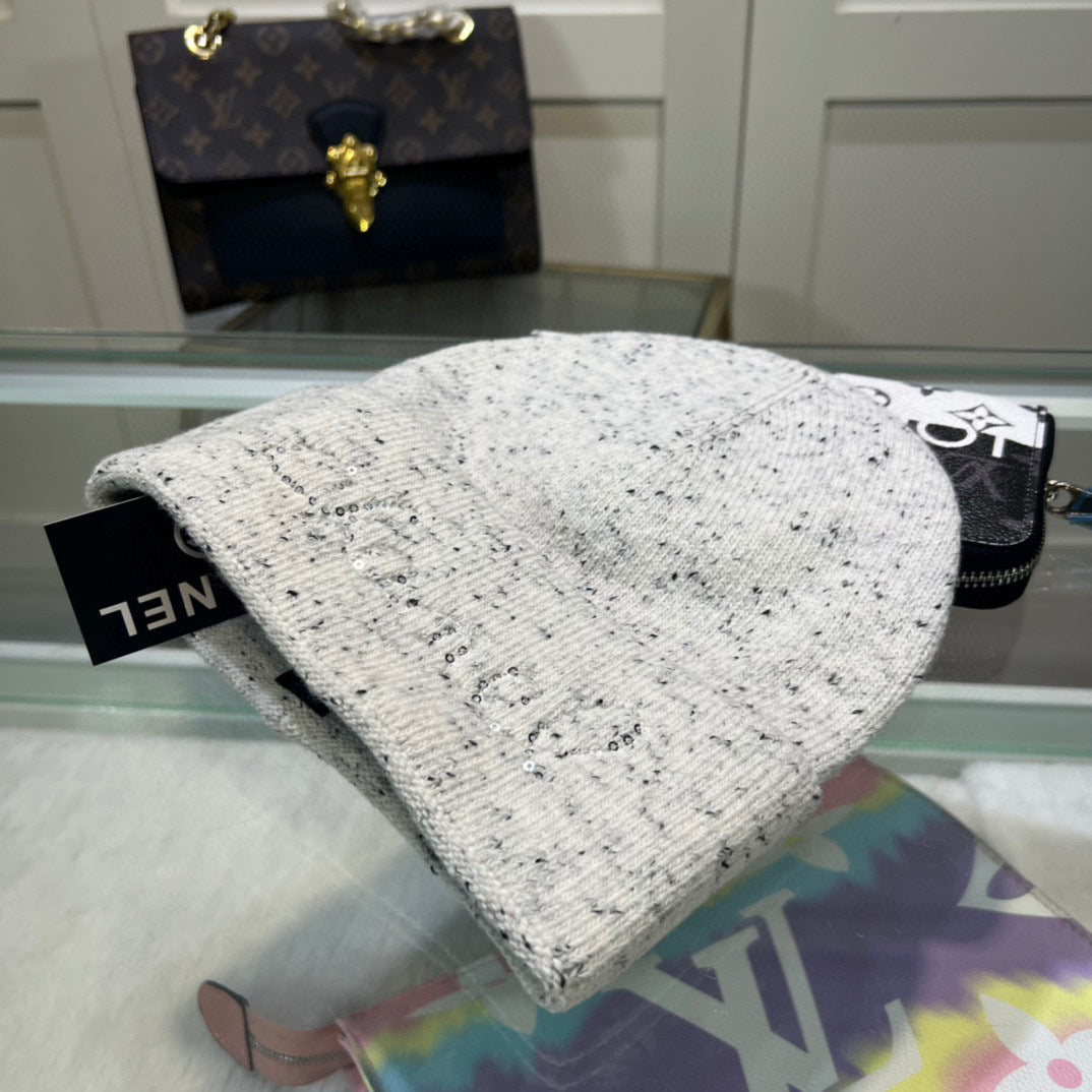 Chanel Wool Beanie "White"