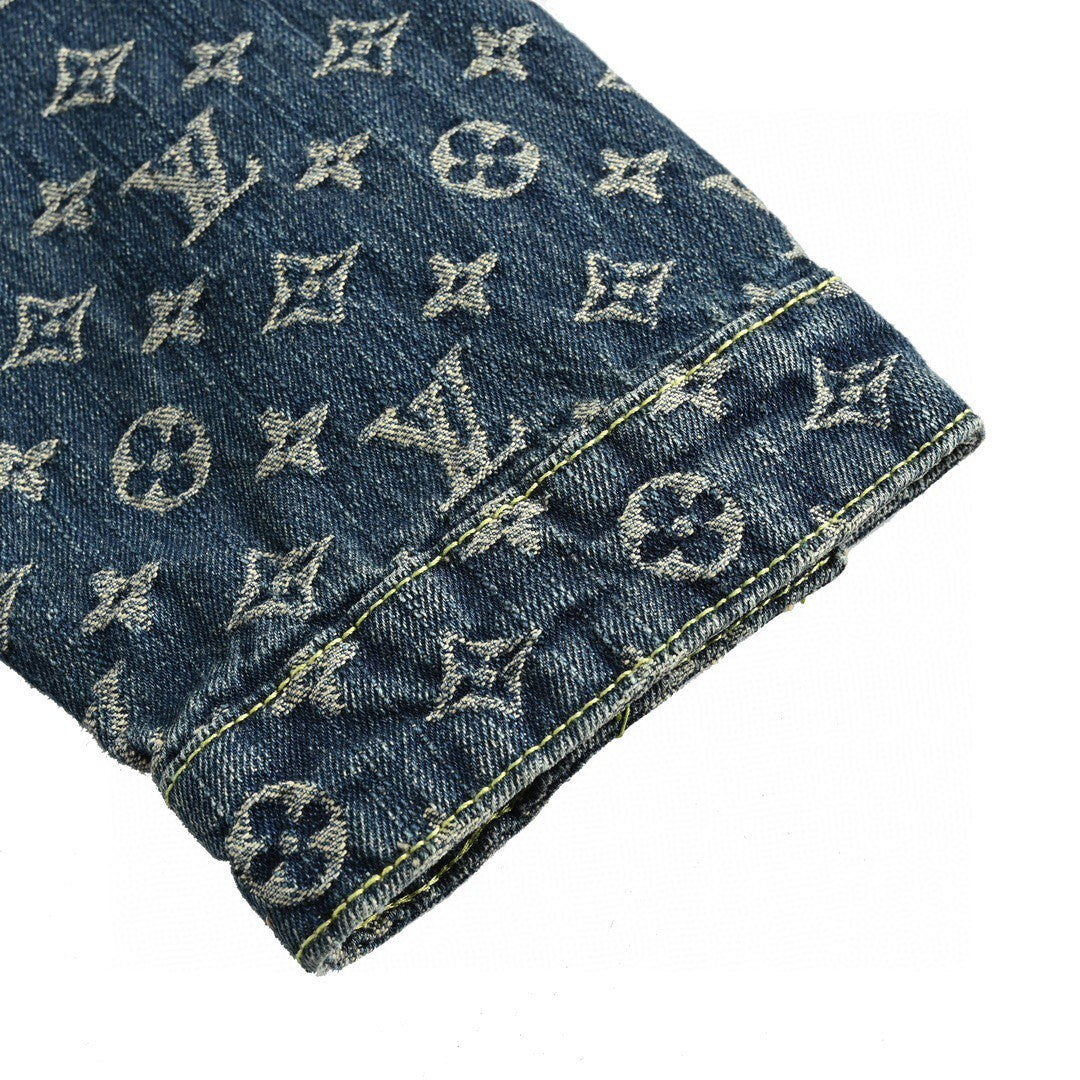 Louis Vuitton Graphic Print Denim Jacket