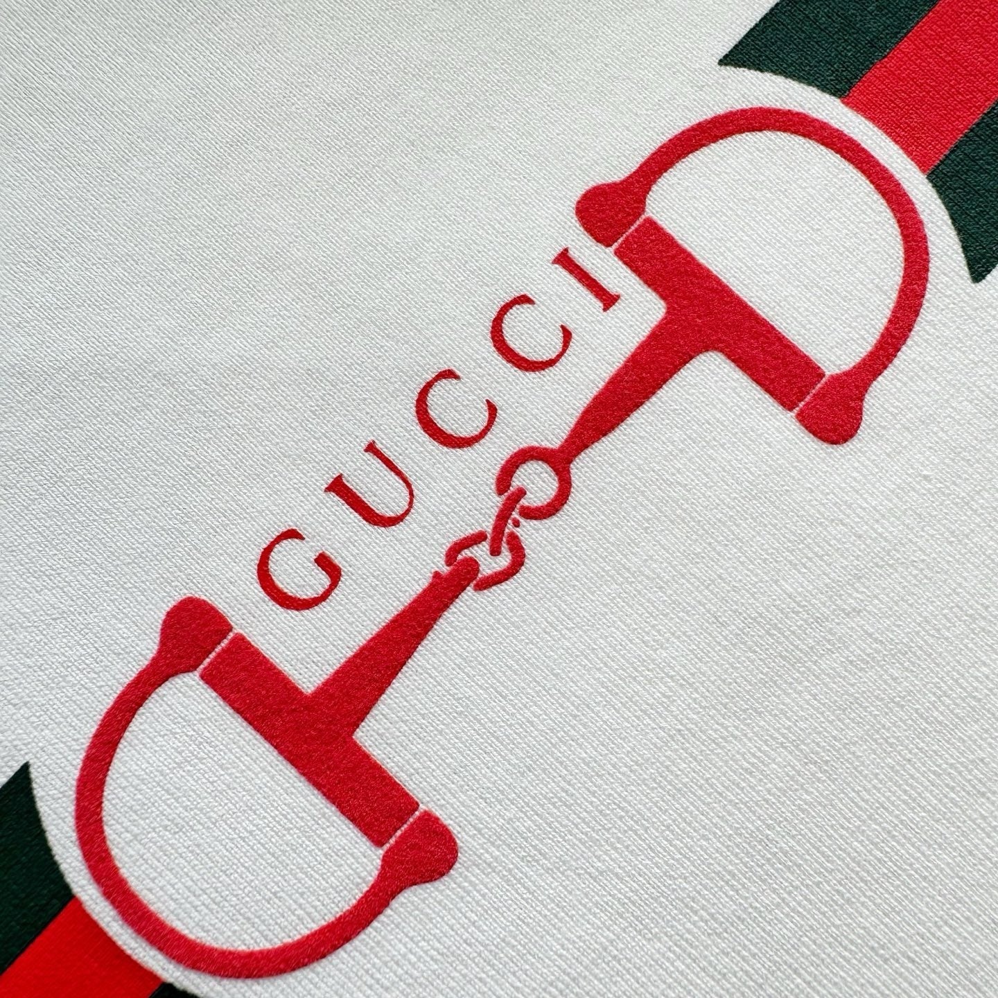 Gucci Cotton Jersey T-Shirt with Print "White"