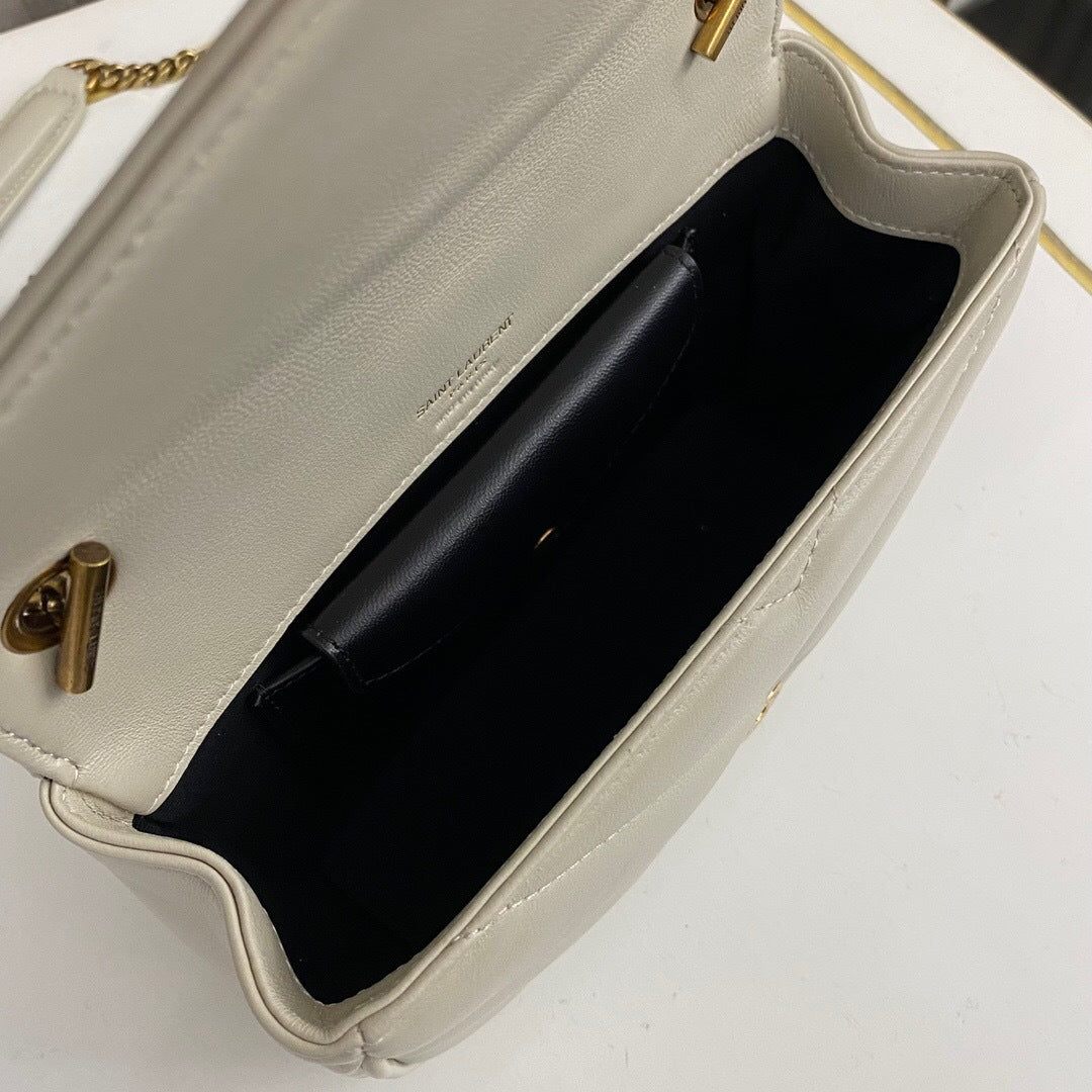 Saint Laurent Loulou Small Bag in Matelasse Lambskin