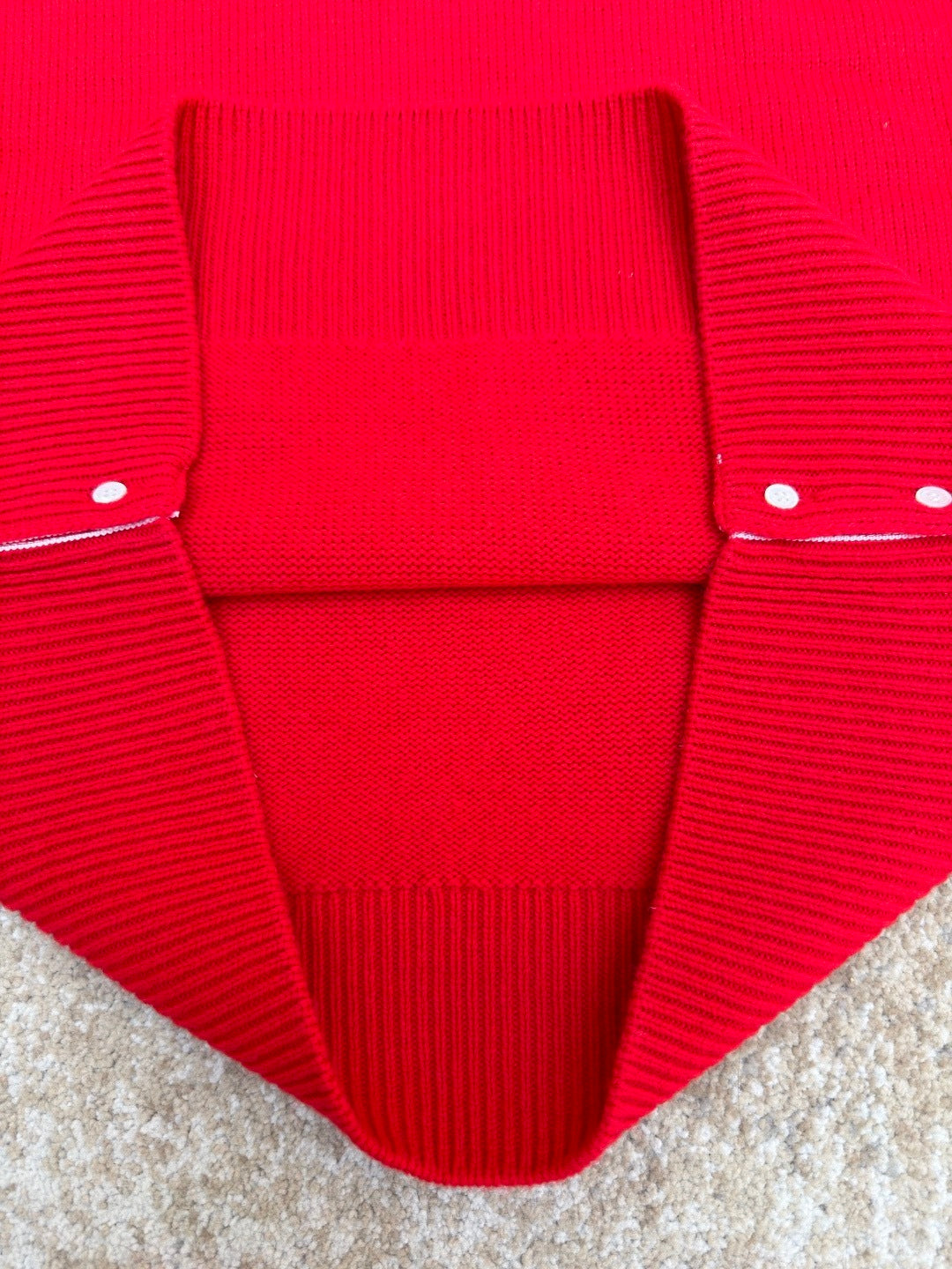Thom Browne 4-Bar Wool Sweater "Red"